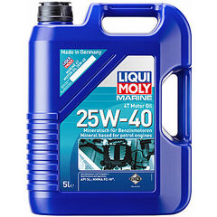 Полусинтетическое моторное масло для лодок Marine 4T Motor Oil 25W-40 - 5 л