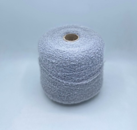 G&G Filati (пр.Италия),art-Kid Boucle 250м/100гр,70% Кид мохер 17% Меринос 13%Шелк, цвет-Серый жемчуг. арт.30351