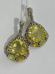 Багатель (серьги из серебра)