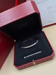 16237- Браслет LOVE small model pave lux качество white/rose/yellow VGOLD