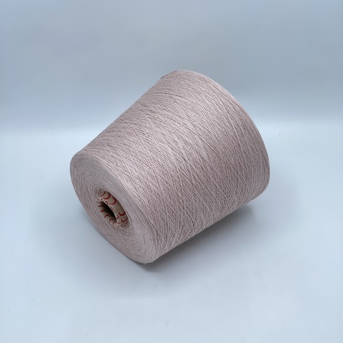 Бобинная пряжа,Cotton combed, 1693м. 100%Хлопок, Пудрово-розовый(861), 39072