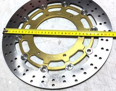 Диск тормозной передний на Yamaha MT01 2005-2006 г.в., золотой