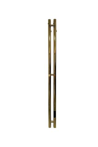 Полотенцесушитель электрический Rein Double Classic-Brushed Gold 1200*90 мм