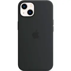 Силиконовый чехол с поддержкой MagSafe Apple Silicone Case для iPhone 13, Midnight (Темная ночь)
