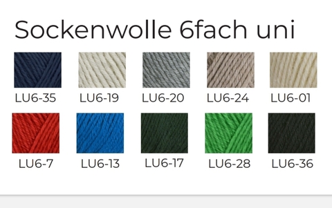 Ferner Wolle Lungauer 6-ply Uni 13
