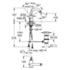 GROHE Atrio 32108DC3 Смеситель для биде