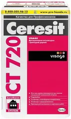 Декоративная штукатурка Церезит CT 720 Visage с фактурой дерева 25 кг