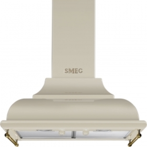 Вытяжка настенная кремовая Smeg KC16POE