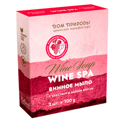 Набор твердого винного мыла Wine SPA Красное и белое ТМ Мануфактура Дом Природы