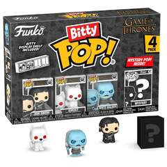 Funko Bitty POP! Game of Thrones Jon Snow+Ghost+White Walker+Mystery (1 of 4)