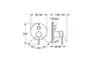 GROHE Essence 24169AL1 Внешняя часть смесителя для ванны скрытого монтажа на 3 потребителя, круглая, темный графит матовый