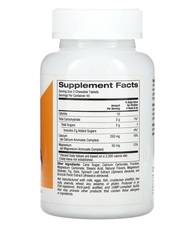 California Gold Nutrition жевательные таблетки с кальцием и магнием для детей, со вкусом торта, 90 вегетарианских таблеток