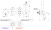 Remer X Style X96S03ROXXRP Смеситель для ванны, цвет: медь