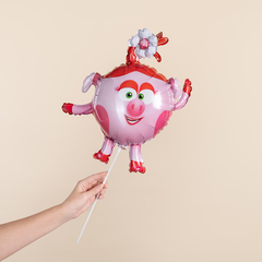 Шар К Мини-Фигура, Смешарики, Нюша, 17''/43 см, 5 шт.