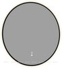 Aquanet 367664 Зеркало Контур D 600 LED ТХ, антипар, цв. черный (367664)