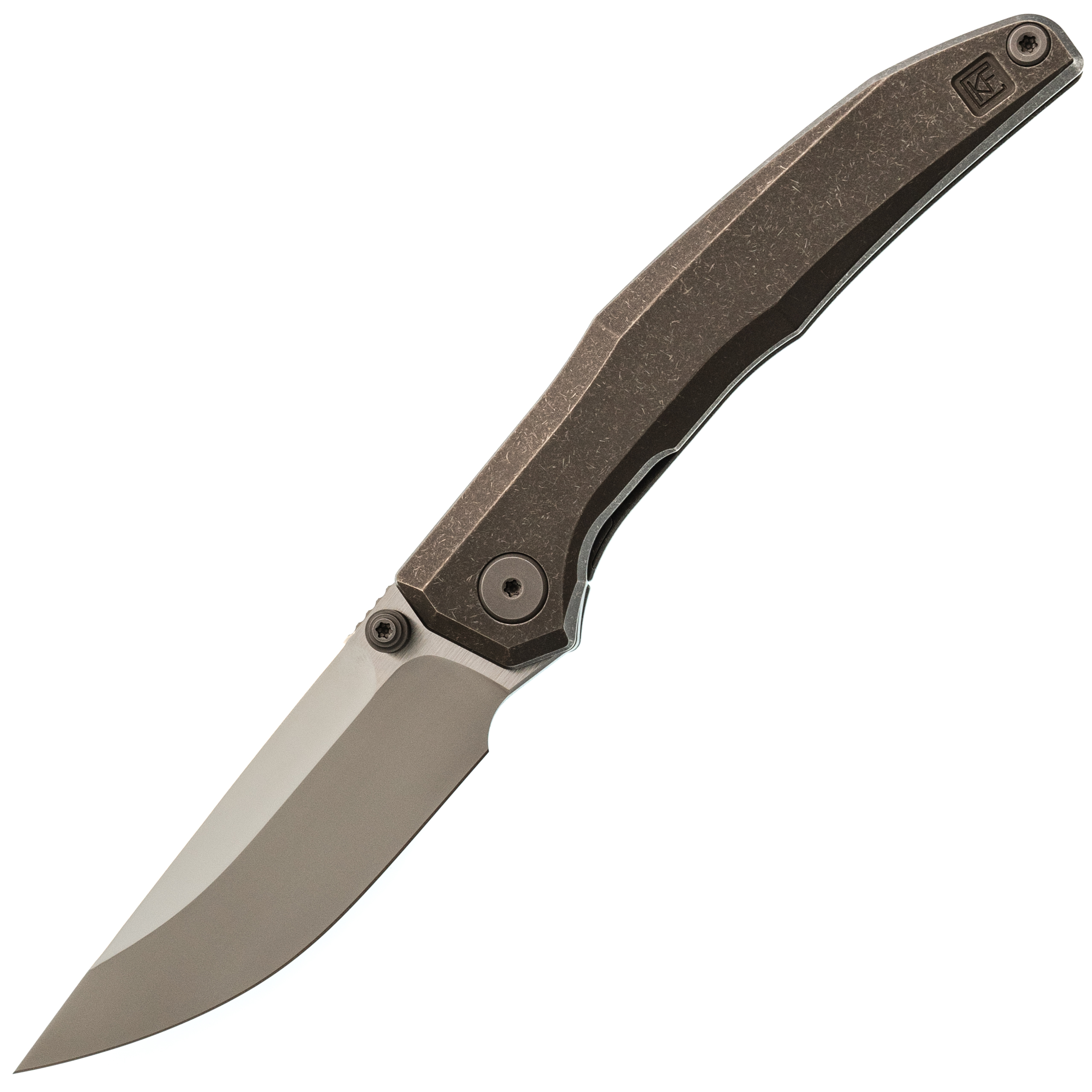 Складной нож CKF TNT, сталь М398, рукоять титан