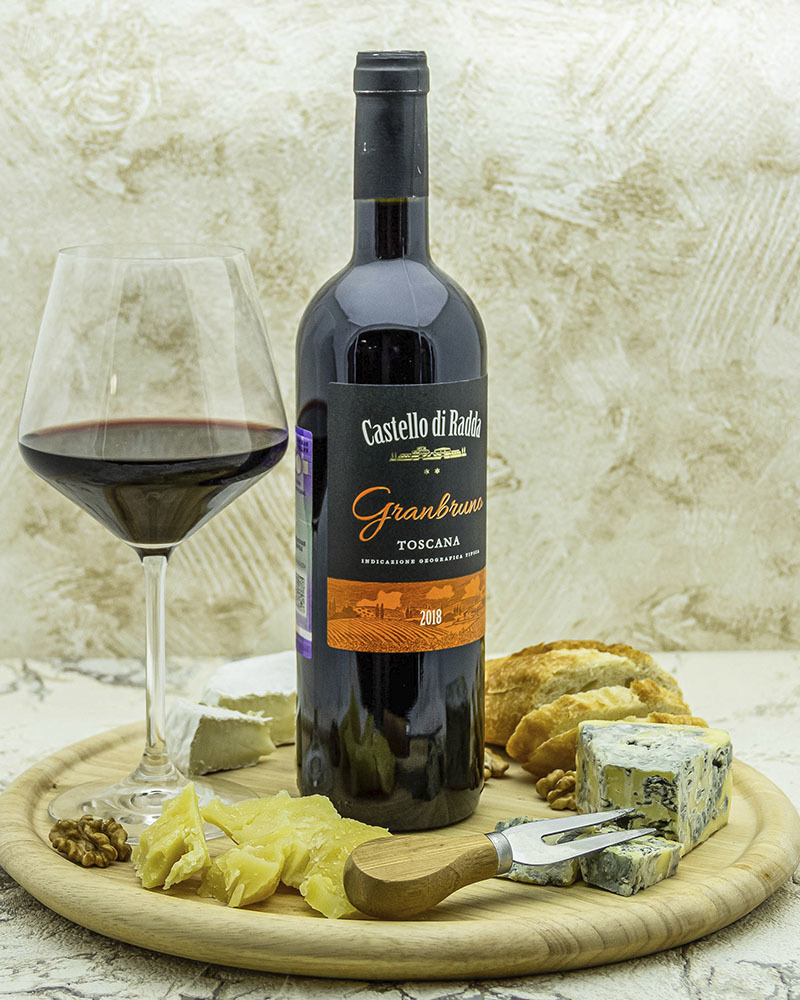 Вино Agricolle Gussalli Beretta Кастелло ди Радда Гранбруно Красное Сухое 2018 г.у. 13,5% 0,75 л, Италия