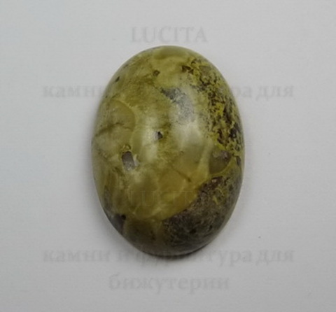 Кабошон Яшма "Шкура леопарда"  25х18 мм №11 ()