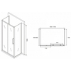Abber Schwarzer Diamant AG30170MH-S85M-S85M Душевой уголок, 170x85x195, цвет: хром