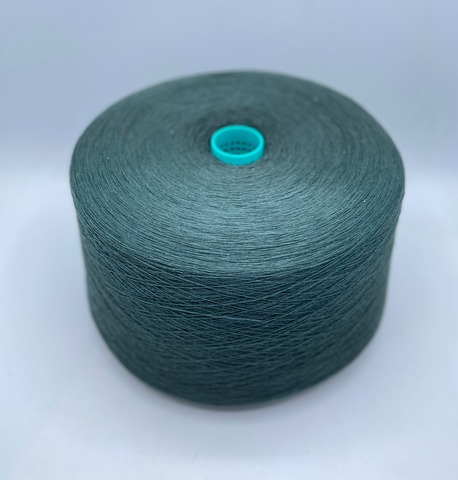 Бобинная пряжа (пр.Италия), art-Delta 1480м/100 гр. 75% Шерсть 25%Полиамид, цвет-Патиново-зеленый,арт-28312