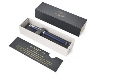 Ручка перьевая Parker IM Core, Matte Blue CT, F (1931647)