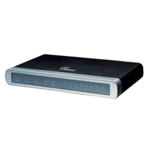 Grandstream GXW4108 - IP шлюз. 8xFXO, 1xLAN, 1xWAN, 100Mbit/s