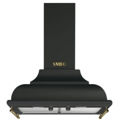 Вытяжка настенная черная 60 см Smeg KC16AOE