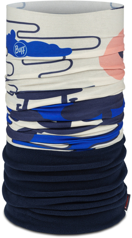 Картинка шарф-труба Buff Polar Hirajy Blue - 1