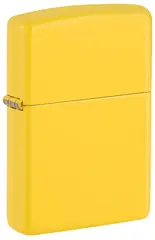Фото Зажигалка ZIPPO Classic с покрытием Sunflower, латунь/сталь, желтая, глянцевая, 38x13x57 мм