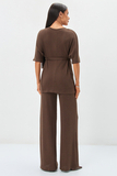 Костюм для беременных 18534 коричневый