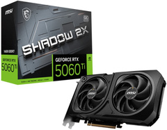 Видеокарта MSI GeForce RTX 5060 TI SHADOW 2X OC PLUS (RTX 5060 Ti 16G SHADOW 2X OC PLUS)