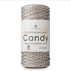 Полиэфирный шнур Candy 3 мм, 200 гр, 100м, св.серый