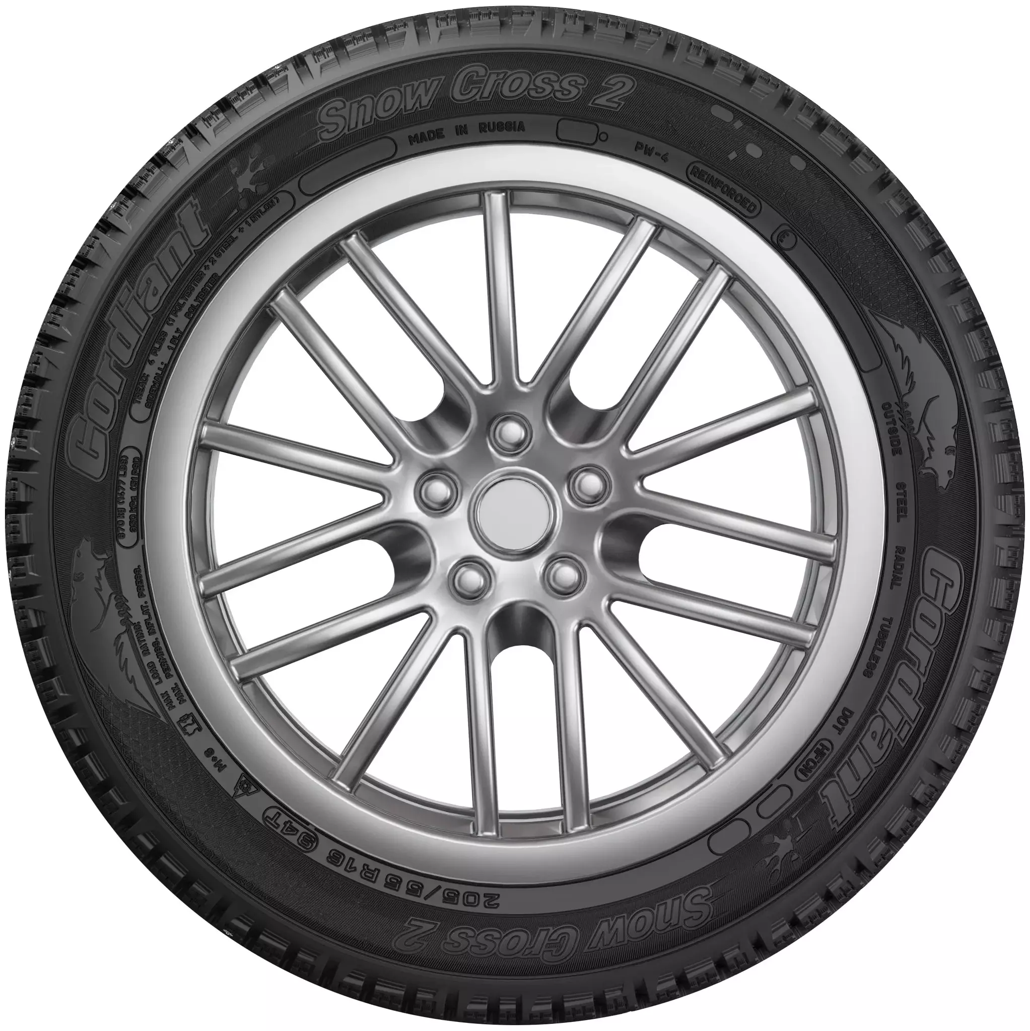 Шина Cordiant Snow Cross 2 PW-4 107T SUV R18 235/60 шипованная