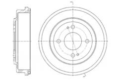Барабан тормозной G-brake  GD-06044