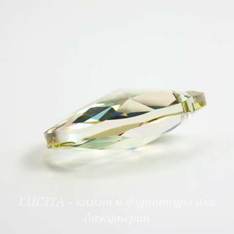 6106 Подвеска Сваровски Капля Crystal Luminous Green (28 мм) ()