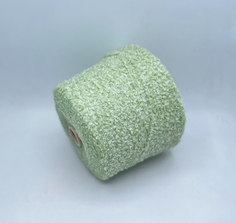 Pinori Filati (пр.Италия),art-Vello 210м/100гр. 85%Альпака 15%Полиамид+Эластан,цвет-Приглушенно-салатовый,неоднотонный, арт.30354