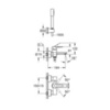 GROHE Lineare 33850001 Смеситель для ванны с душевым набором