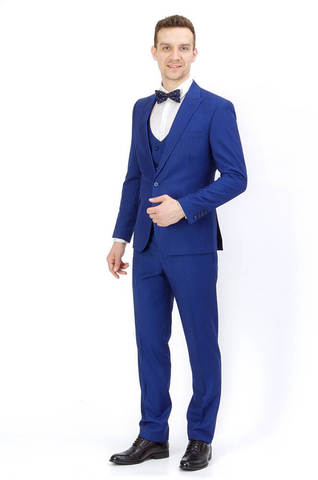 Костюм мужской - тройка Slim Fit Cesare Mariano 26/18