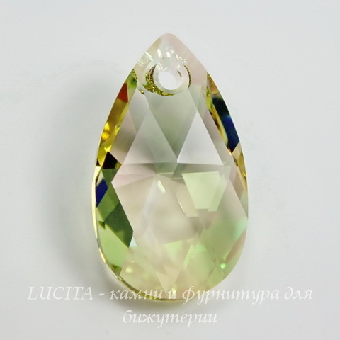 6106 Подвеска Сваровски Капля Crystal Luminous Green (28 мм) ()
