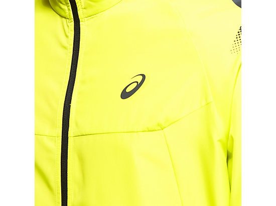 Asics Icon Jacket куртка для бега мужская желтая - 3