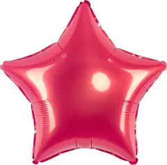 Шар F 18''/46 см, Звезда, Макарунс, Коралловый.