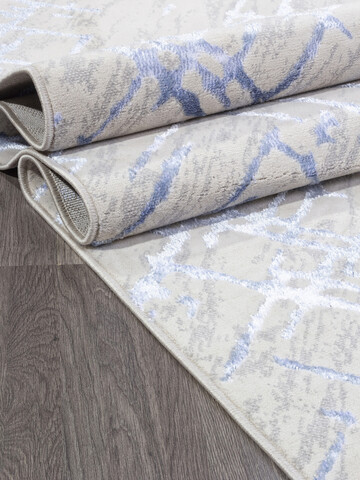 ковёр LIMAN 2,0*2,9 м (F164 CREAM-BLUE) прямой