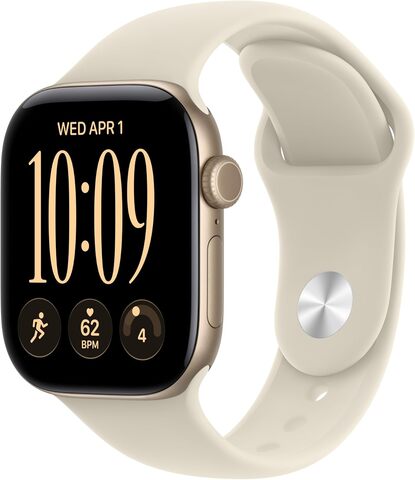 Умные часы Apple Watch Series 12 42 мм Light Gold Aluminum Case with Sport Band (M/L) Песочный | Sand