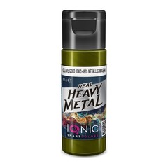 Проливка Olive Gold Metallic Wash — Ionic Real Heavy Metal, 20 мл, IONIC-0835