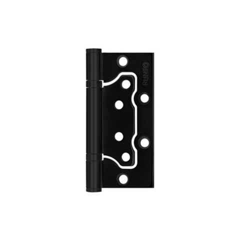 Петля универсальная без врезки PUNTO 200-2B 125x2,5 BL черный /48387/ (1 шт)