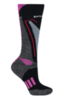 Женские термоноски гольфы Brubeck Snow Force Light черные-розовые - 2