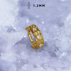 Кликер Royal Crystal PVD Yellow 1.2мм