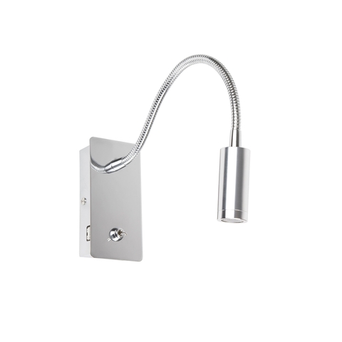 Фото: JULIET USB C Chrome настенная лампа с ридером LED 3W 3000K - основной вид