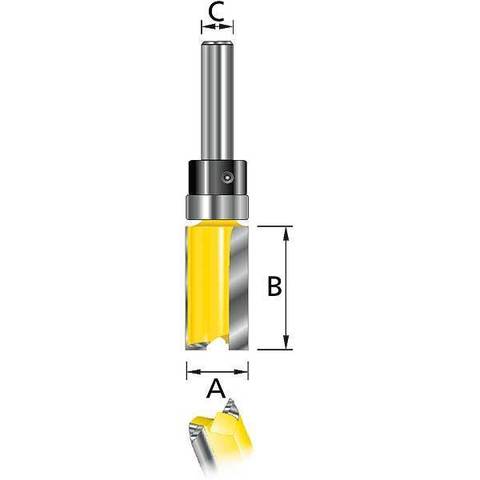 Фреза кромочная 12х25х8х32х2Т Makita D-10534