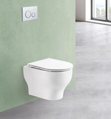 BelBagno BB063CHR Унитаз подвесной безободковый с креплением, цвет: белый фото